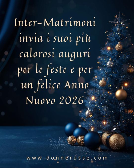 Inter-Mariage invia i suoi pi&ugrave; calorosi auguri per le feste e per un felice Anno Nuovo 2026